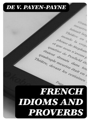 cover image of French Idioms and Proverbs